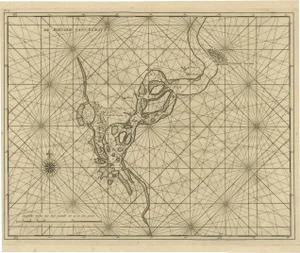 Map of Tapi River, 1726