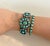 Native American 1930s Zuni Turquoise and Silver Bracelet Set For Sale - Image 3 of 15
