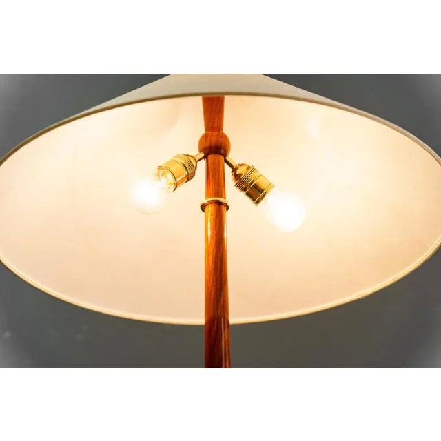 Beige Floor Lamp by Rupert Nikoll, Vienna, 1950s For Sale - Image 8 of 13