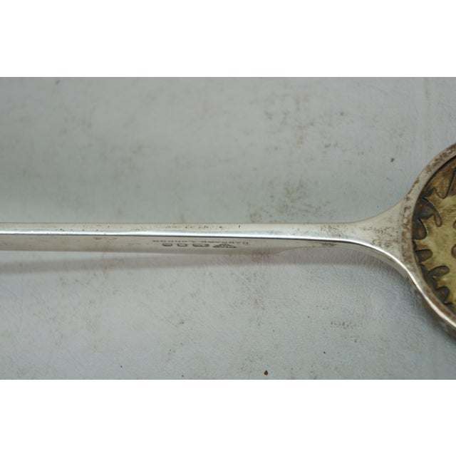 Metal Early 20th Century Garrard London Winston Churchill Sterling Silver Coin Letter Opener Paper Knife For Sale - Image 7 of 12
