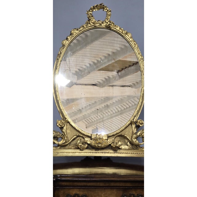 Victorian Gilt Dressing Table Mirror, 1850s For Sale - Image 4 of 16