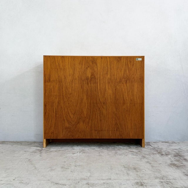 Brown Bookcase with Sliding Glass Doors from Gibbs Furniture, 1960s For Sale - Image 8 of 9