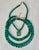 2020s Mini Cleopatra Malachite Collar Necklace With Diamonds & 14k Gold For Sale - Image 5 of 9