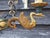 Metal Mid-Century French Empire Style Bronze 3-Branch Swan Chandelier by Lucien Gau, 1970s For Sale - Image 7 of 18