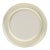 Vintage Round White Wall Mirror For Sale