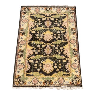 Peshawar Oushak Floral Motif Rug, 5' 10" X 4' For Sale