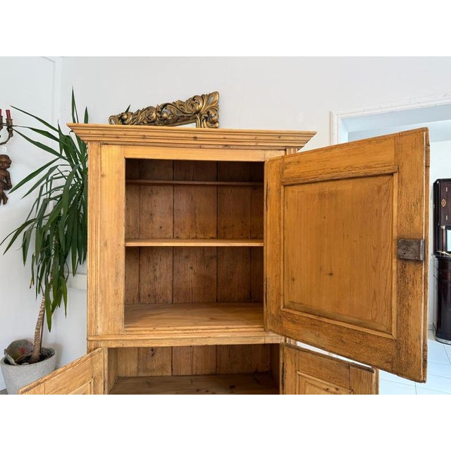 Vintage Farm Wood Bread Cupboard For Sale - Image 11 of 13