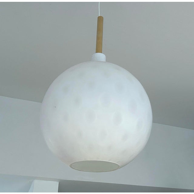 Large Glass Pendant Light from Peill & Putzler, 1960s For Sale - Image 6 of 16