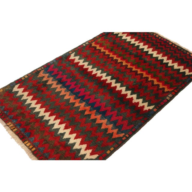 This vintage 3x5 Gabbeh Persian rug is from the latest entries in Rug & Kilim’s rare tribal curations. Hand-knotted in...