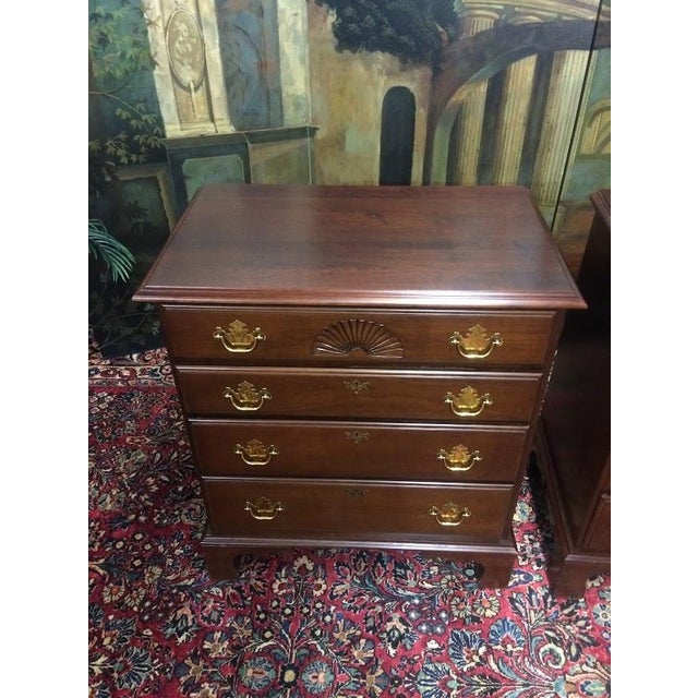 Vintage Bachelor Chests, Nightstands, Harden Furniture, the Pair For Sale - Image 16 of 17