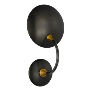 Thomas O'Brien for Visual Comfort Signature Keira Medium Wall Wash Sconce in Bronze and Hand-Rubbed Antique Brass