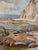 Raffaele De Grada, Seaside Landscape, Oil on Panel, 20th Century, Framed For Sale - Image 7 of 12