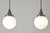 White Sphere Lights in Frosted Glass, 1928, Set of 2 For Sale - Image 8 of 11