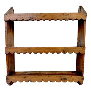 Antique Spanish Spoon and Dish Rack For Sale