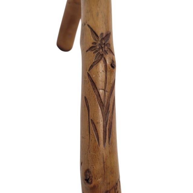 Antique Swiss Walking Cane For Sale - Image 4 of 9