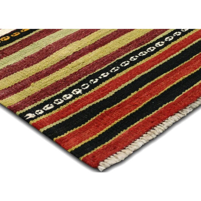 Traditional 1950s Turkish Kilim Rug For Sale - Image 3 of 6