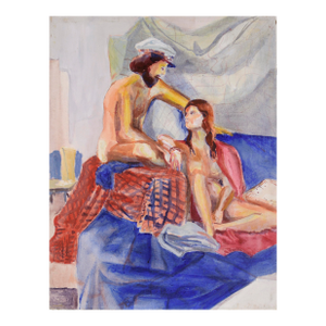 A Muse Berkeley Figurative School by Patricia Gren Hayes 1975