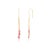 Not Yet Made - Made To Order Three Layered Ruby Drop Earrings in 18k Solid Gold- A Pair For Sale - Image 5 of 11