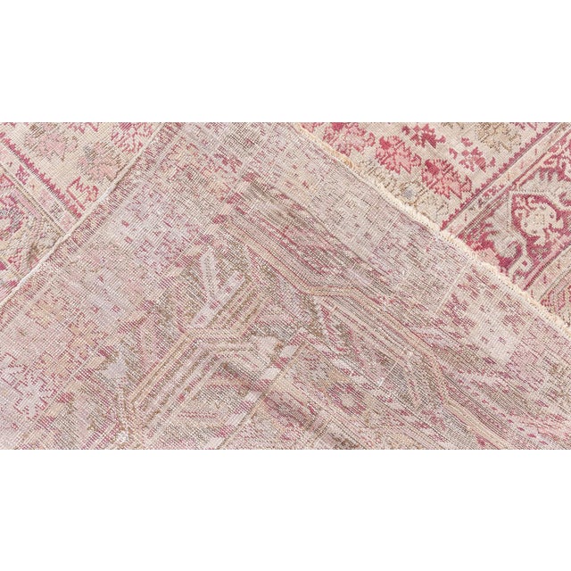 Authentic Turkish Ghiordes Rug from the 19th Century For Sale - Image 9 of 12