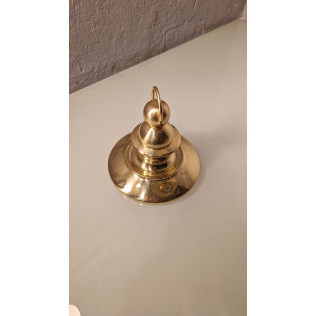 Metal Mid-Century Modern Brass Doorstop by Luigi Caccia Dominioni for Azucena, 1950s For Sale - Image 7 of 7