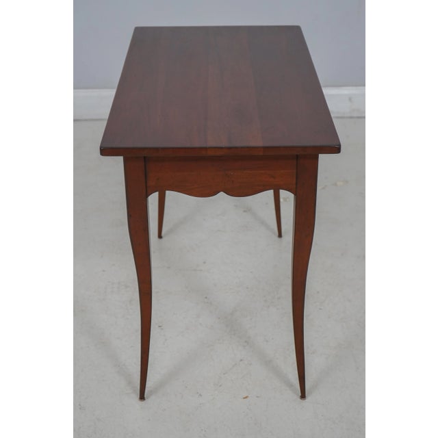 Southampton Solid Cherry 1 Drawer Country Lamp Table For Sale - Image 11 of 13