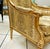 French Style Gold-Tone Bergere Chair For Sale - Image 4 of 7