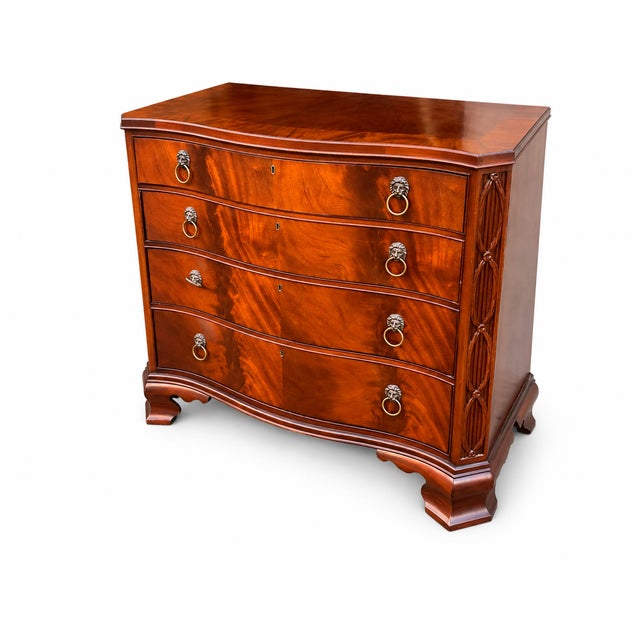American Hickory Chair James River Collection Mahogany Chest of Drawers For Sale - Image 3 of 10