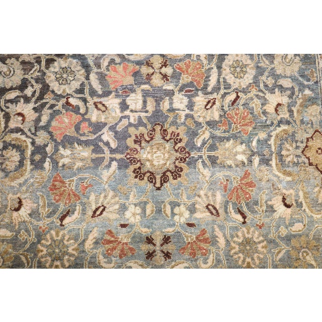 Textile Antique Persian Senneh Bibikabad Rug - 4'7" x 6'6" For Sale - Image 7 of 9