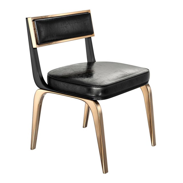 "Safari XCIII" Chair with Bronze and Tailor Made Leather Bizimyer Furniture. Unmatched. Unrivalled. Designed by Hasan...
