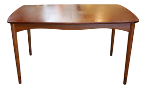 The Bovirke Dining Table in Teak with Double Extensions by Finn Juhl for Bovirke, Danmark, 1940s