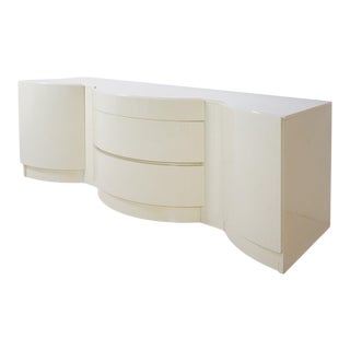 1980s Postmodern Laminate Credenza For Sale