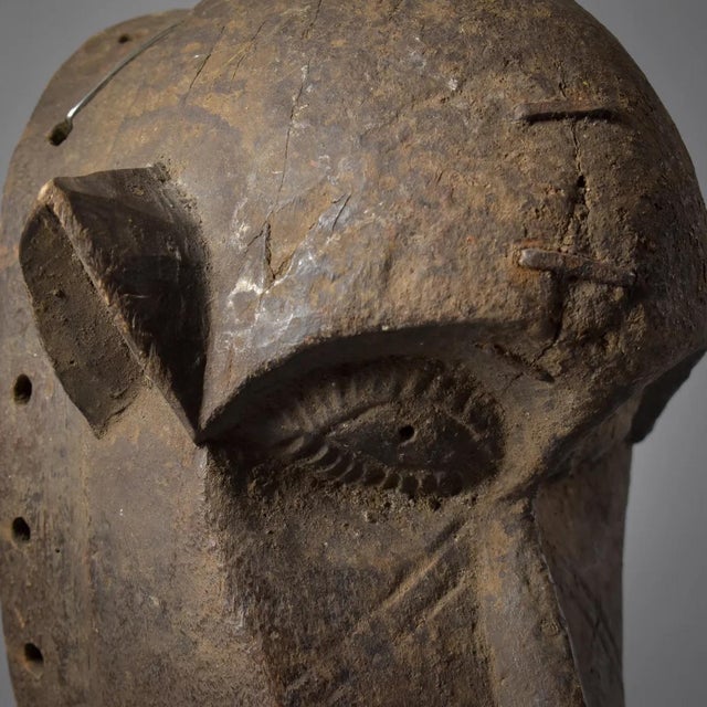 Early 20th Century Gurunsi Baboon Animalistic Mask Burkina Faso For Sale - Image 10 of 12