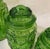 1960s Vintage Emerald Green Glass Kitchen Cannister Set of Four For Sale - Image 5 of 7