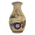 Vintage Mexican Pottery Vase With Bird Blue Brown Tonala Mexico Glazed Interior Signed For Sale