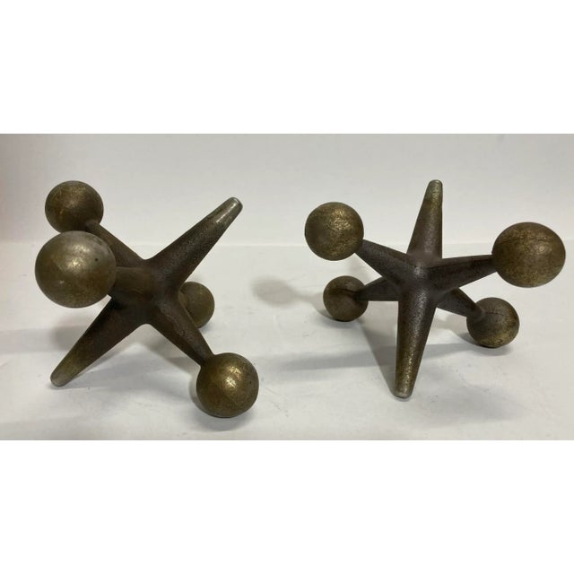 Bill Curry Bill Curry Jacks Sculptures Bookends Paperweights for Design Line Vintage C.1967 For Sale - Image 4 of 9