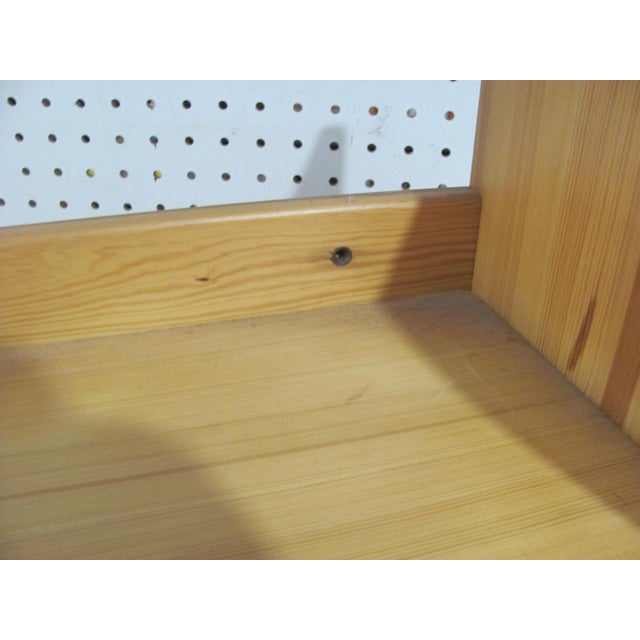 Wood Borge Mogensen Hanging Pine Shelf Two Levels Signed For Sale - Image 7 of 15