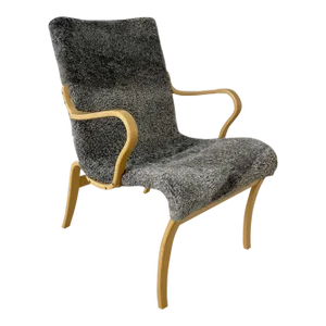 Mid-Century Modern 'Mina' Lounge / Arm Chair, Bruno Mathsson, Sweden, 1950s