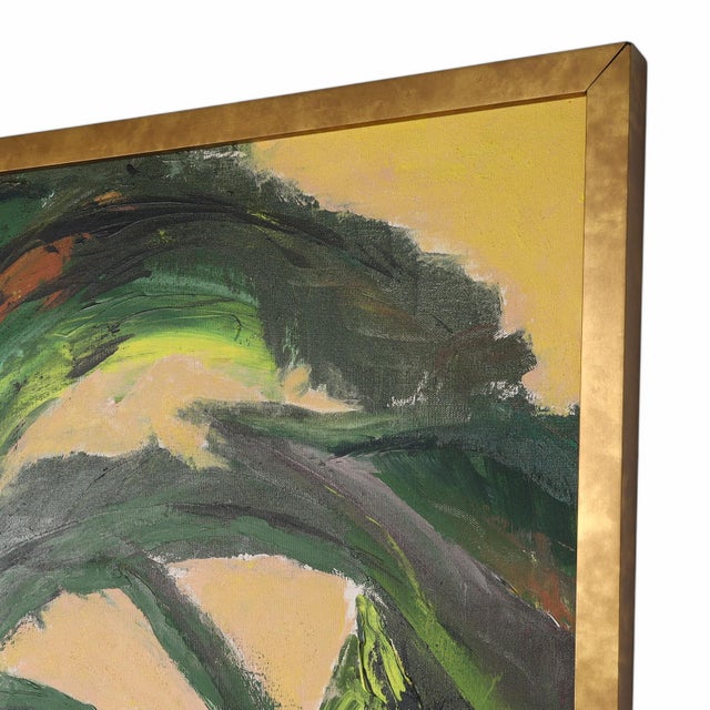 Textile Mid Century Floral Still Life Signed Springer For Sale - Image 7 of 8