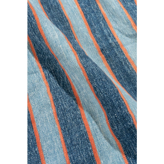 Antique Indian Dhurrie Rug 12'1 X 23'10 For Sale - Image 10 of 15