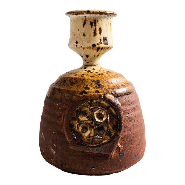 Studio Pottery Candle Holder For Sale