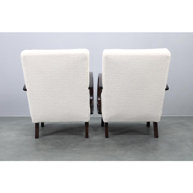 1940s Art Deco Beech Armchairs from Jindřich Halabala, 1940s, Set of 2 For Sale - Image 5 of 14