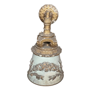 Antique French Ornate Steber Light Plaster Wood Wall Sconce