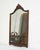 Traditional Mid Century Mahogany Wall Mirror With Floral Pediment For Sale - Image 3 of 10