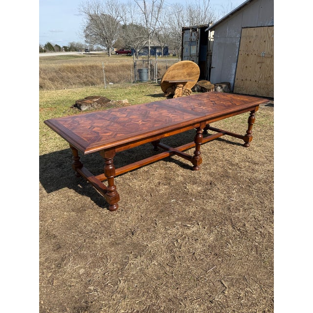 18th Century Long 18th Century French Walnut Farm Table or Monastery Dining Table For Sale - Image 5 of 18