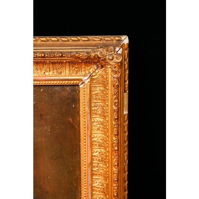 Opulent English Portrait of 18th Century Man Antique Oil Painting in Ornate Gold Frame Home Wall Decor For Sale - Image 9 of 14