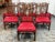 Gothic Burton Ching Gothic Revival Dining Room Chairs, Set of Eight For Sale - Image 3 of 12