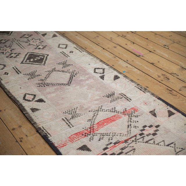 Vintage Distressed Moroccan Rug Runner - 2'8" x 13' For Sale - Image 9 of 9