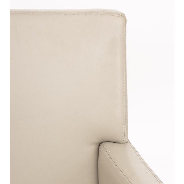 Christian Liaigre Style Taupe Upholstery Dining Chairs, 6 For Sale In New York - Image 6 of 9