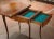 19th Century French Louis XV Walnut Marquetry Folding Game Table With Felt For Sale - Image 10 of 12