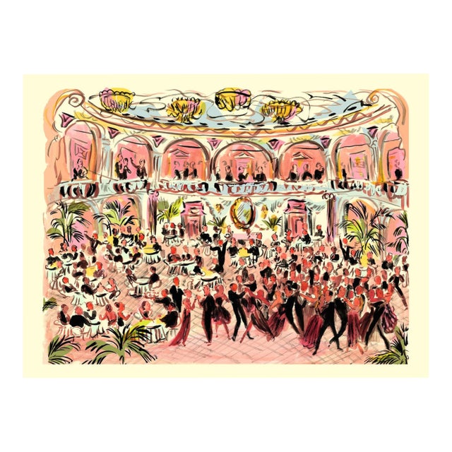 The Grand Gala Original Whimsical Figurative Print by Pauline De Roussy De Sales For Sale
